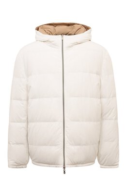 Brunello Cucinelli: Белый пуховик 