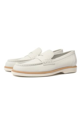 Santoni: Тёмные лоферы 