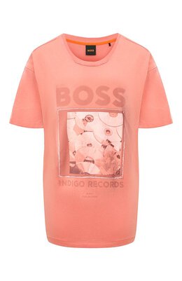 BOSS Orange: Хлопковая футболка 