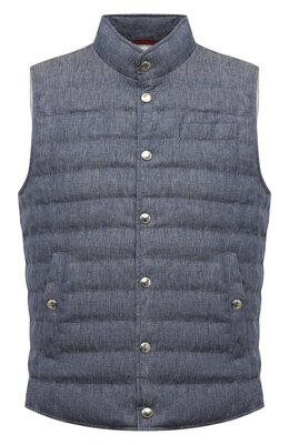 Brunello Cucinelli: Синий жилет 