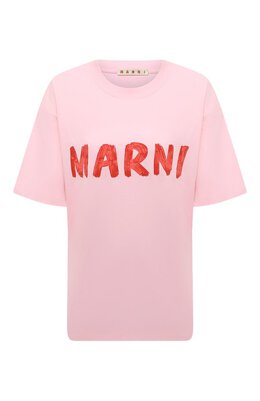Marni: Хлопковая футболка 