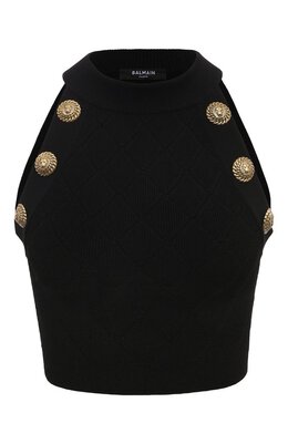 Balmain: Топ из вискозы 