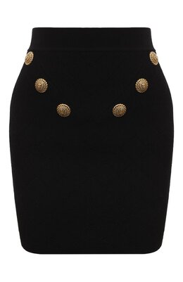 Balmain: Юбка из вискозы 