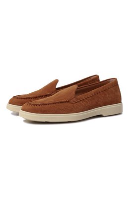 Santoni: Коричневые лоферы  Yalta