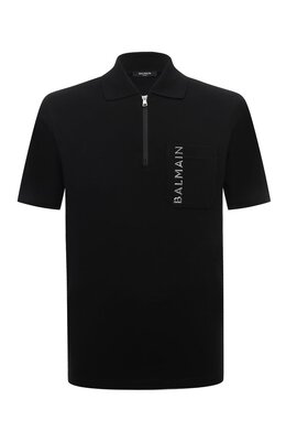 Balmain: Хлопковое поло 