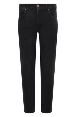 7 For All Mankind: Чёрные джинсы  Slimmy