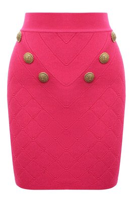 Balmain: Юбка из вискозы 