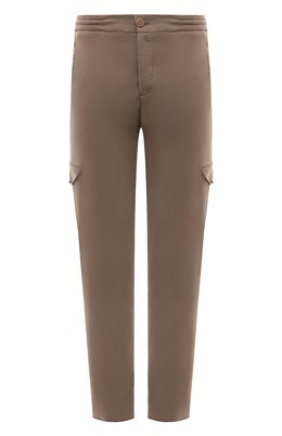 Kiton: Брюки цвета хаки 