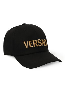 Versace: Чёрная кепка 