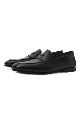 Santoni: Тёмные туфли  Carlos