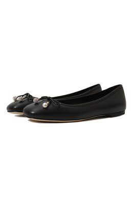 Jimmy Choo: Чёрные балетки 