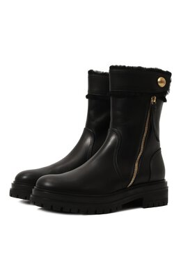 Gianvito Rossi: Чёрные ботинки  Montreal