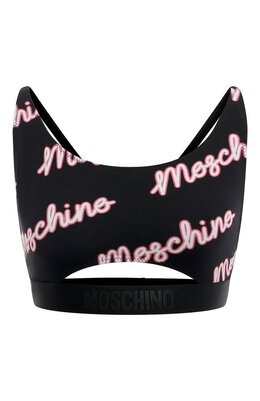 Moschino: Топ с принтом 