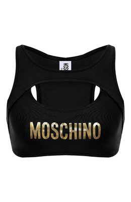 Moschino: Топ на широких бретельках 