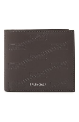 Balenciaga: Серый кошелёк 