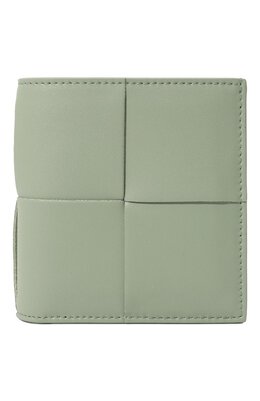 Bottega Veneta: Зелёный кошелёк 