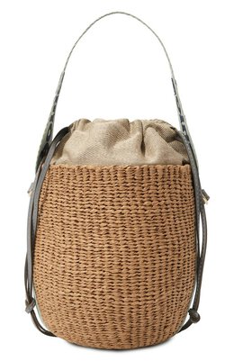Chloé: Бежевая сумка  Woody Small