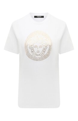 Versace: Хлопковая футболка 