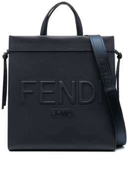 FENDI: Синяя сумка-шоппер 