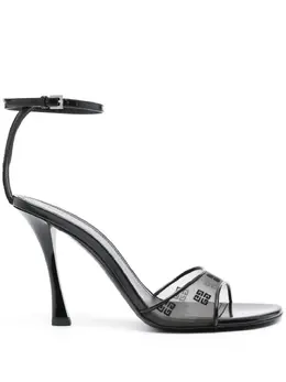 Givenchy: Чёрные сандалии 