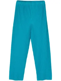 Homme Plissé Issey Miyake: Голубые брюки 