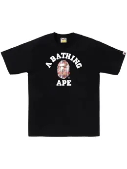 A BATHING APE®: Чёрная футболка 