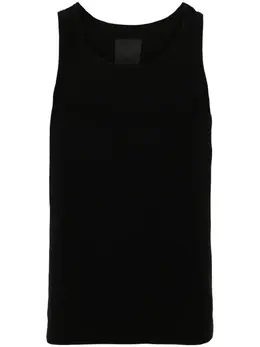 Givenchy: Чёрная майка 