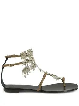 Giuseppe Zanotti: Зелёные сандалии  Amira