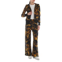 Versace Jeans Couture: Чёрная толстовка 