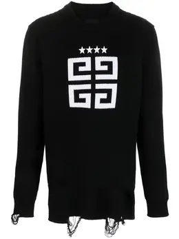 Givenchy: Хлопковый свитшот  4G
