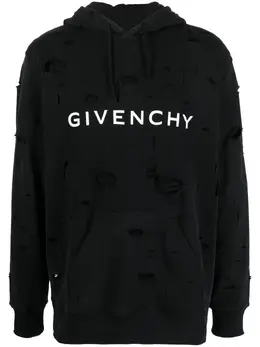 Givenchy: Чёрная толстовка 