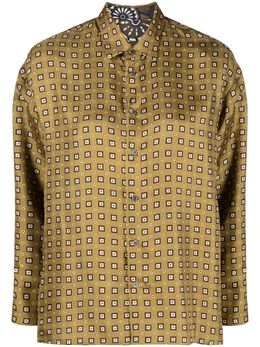 'S Max Mara: Рубашка с принтом 