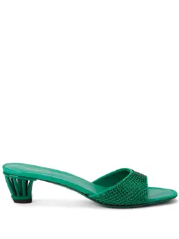 Ferragamo: Зелёные сандалии 