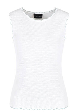 EMPORIO ARMANI: Белый топ 