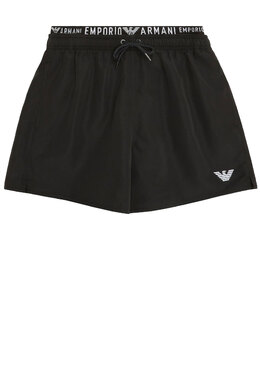 EMPORIO ARMANI: Чёрные шорты 
