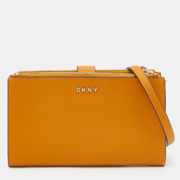 Dkny: Жёлтая сумка через плечо 