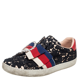 Gucci: Чёрные мокасины  Ace