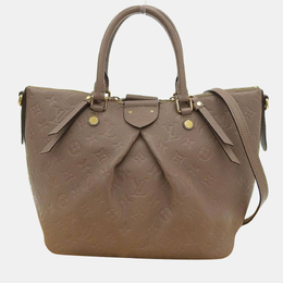 Louis Vuitton: Бежевая сумка на руку 