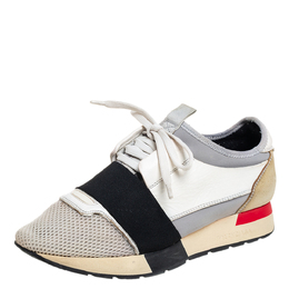 Balenciaga: Многоцветные кроссовки  Race Runner