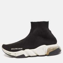 Balenciaga: Чёрные мокасины  Speed Trainer