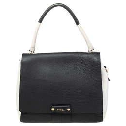 Furla: Чёрная сумка на руку 