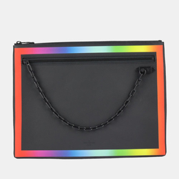 Louis Vuitton: Чёрный клатч  Pochette
