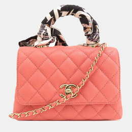 Chanel: Розовая сумка на руку 