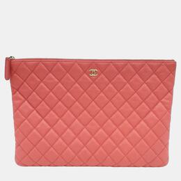 Chanel: Красный клатч 