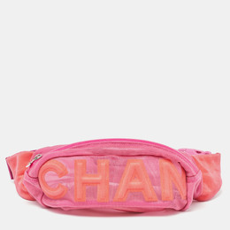 Chanel: Розовая поясная сумка 