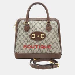 Gucci: Коричневая сумка на руку  1955 Horsebit