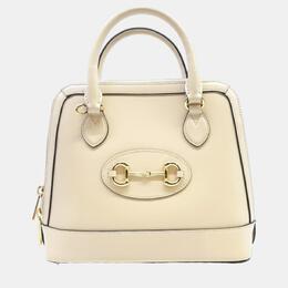 Gucci: Белая сумка на руку  1955 Horsebit