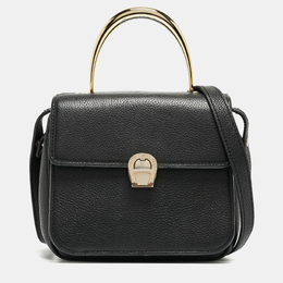 Aigner: Чёрная сумка на руку 