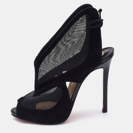 Christian Louboutin: Чёрные ботинки 