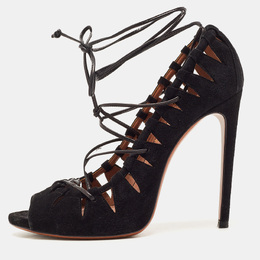 Alaia: Чёрные босоножки 